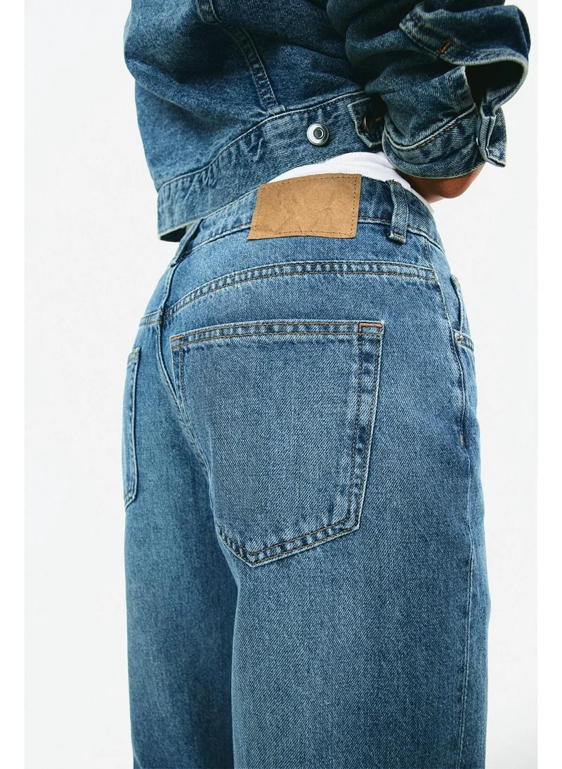 اتش اند ام Wide High Jeans