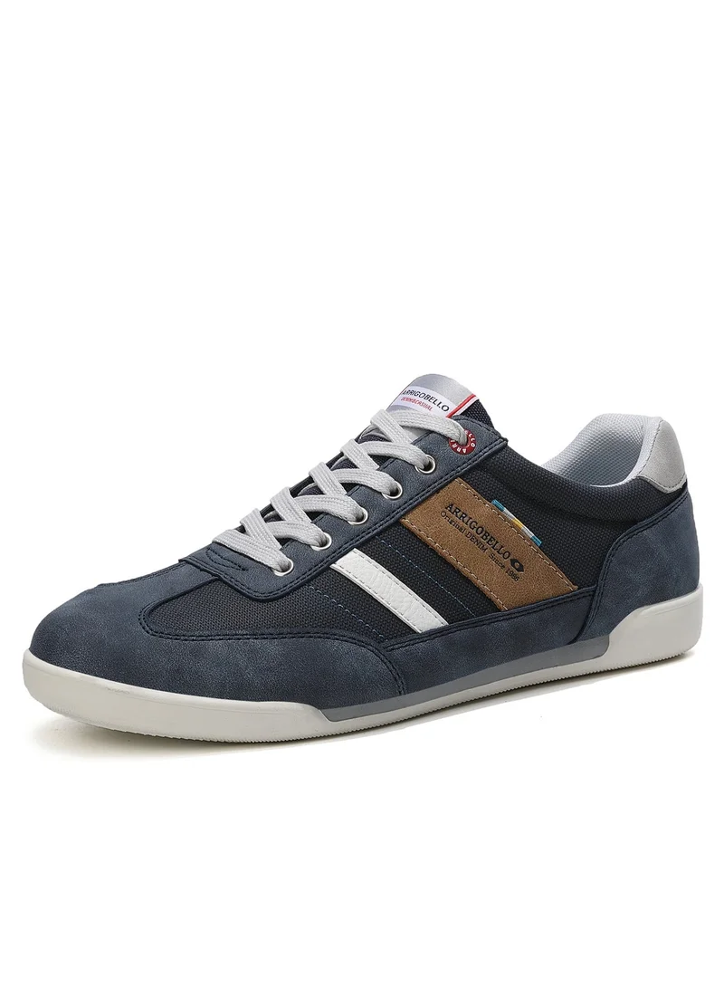 ARRIGO BELLO Men's Classic Lace-up Shoes Lightweight Color Block Sneakers for Everyday Wear