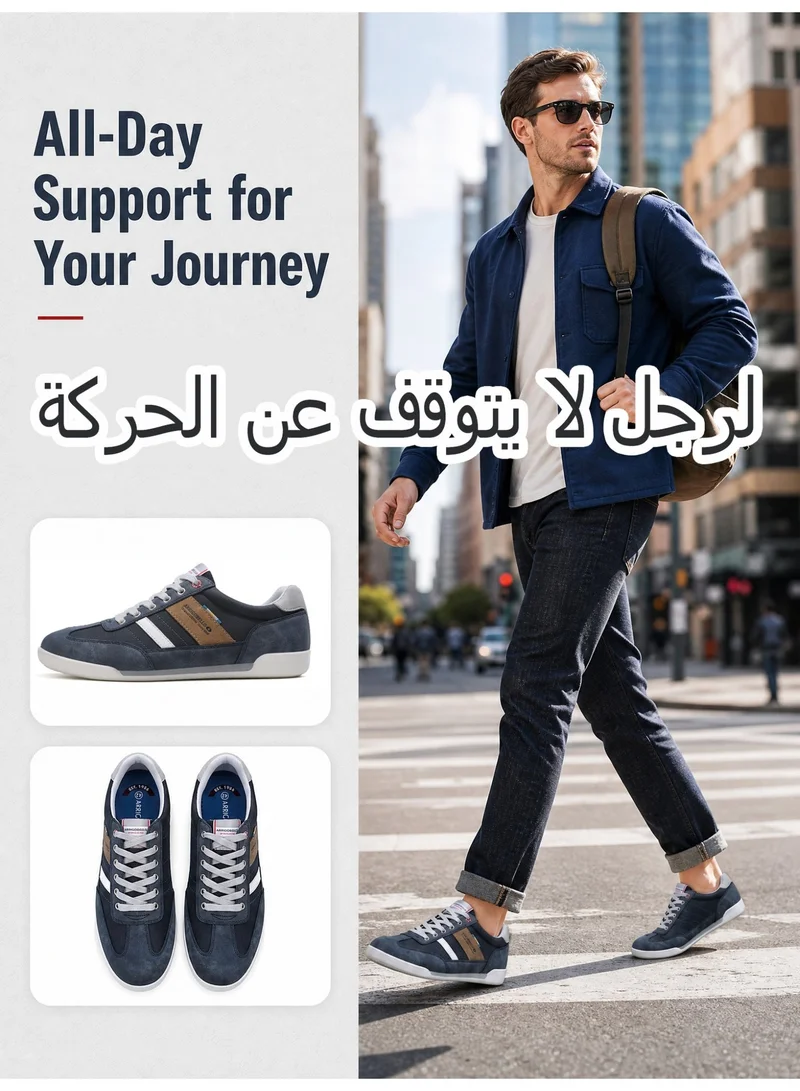 ARRIGO BELLO A0172-2 ARRIGO BELLO Men's Classic Lace-up Shoes Lightweight Color Block Sneakers for Everyday Wear for Men | Best Price UAE