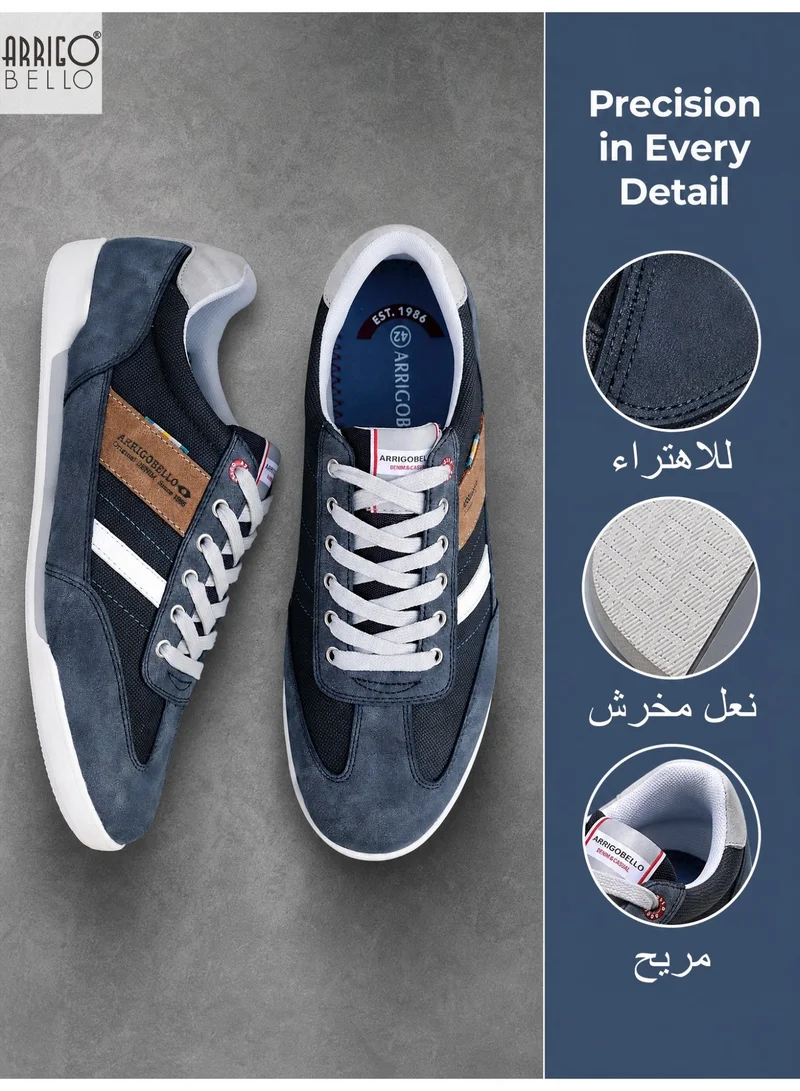 ARRIGO BELLO A0172-2 ARRIGO BELLO Men's Classic Lace-up Shoes Lightweight Color Block Sneakers for Everyday Wear for Men | Best Price UAE