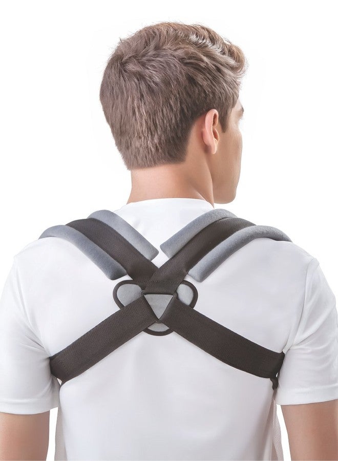 Dyna Clavicle Correction Belt with Velcro! Clavicle Brace for Collar-bone Injury Support ! Ideal for clavicle fractures and postural problems (L) - Image 1