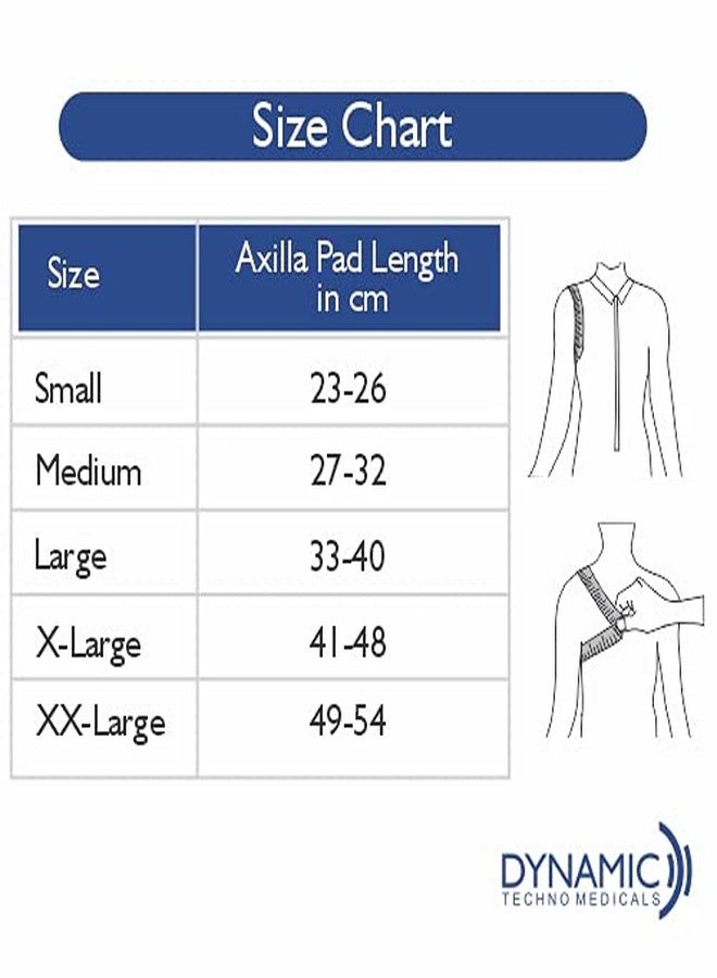 Dyna Clavicle Correction Belt with Velcro! Clavicle Brace for Collar-bone Injury Support ! Ideal for clavicle fractures and postural problems (L) - Image 2