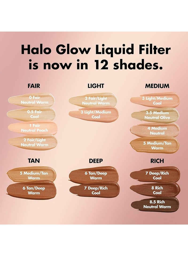 elf Halo Glow Liquid Filter 0.5 Fair, Complexion Booster For A Glowing, Soft-Focus Look, Infused With Hyaluronic Acid, Vegan & Cruelty-Free  - Image 5