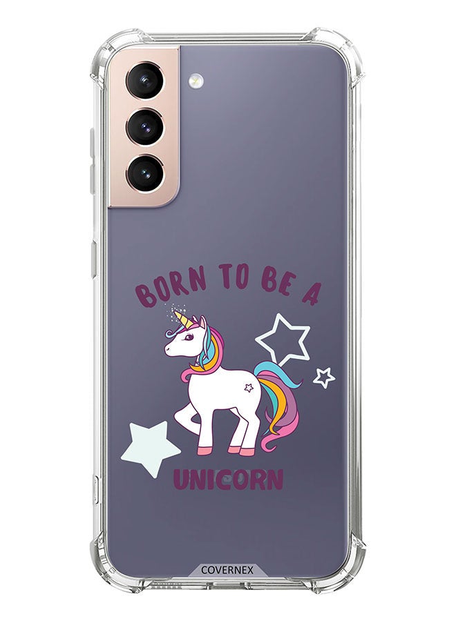 Covernex Shockproof Protective Case Cover For Samsung Galaxy S21+ 5G Born To Be Unicorn - Image 1