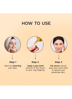 VELAMO ADVANCED Retinol Eye Cream Anti Aging: Under Eye Cream for Dark Circles Puffiness Eye Bags - Help Reduce Appearance of Wrinkles Fine Lines - with Caffeine Peptides Hyaluronic Acid Ceramides 0.5 FL OZ/15mL  - Image 4