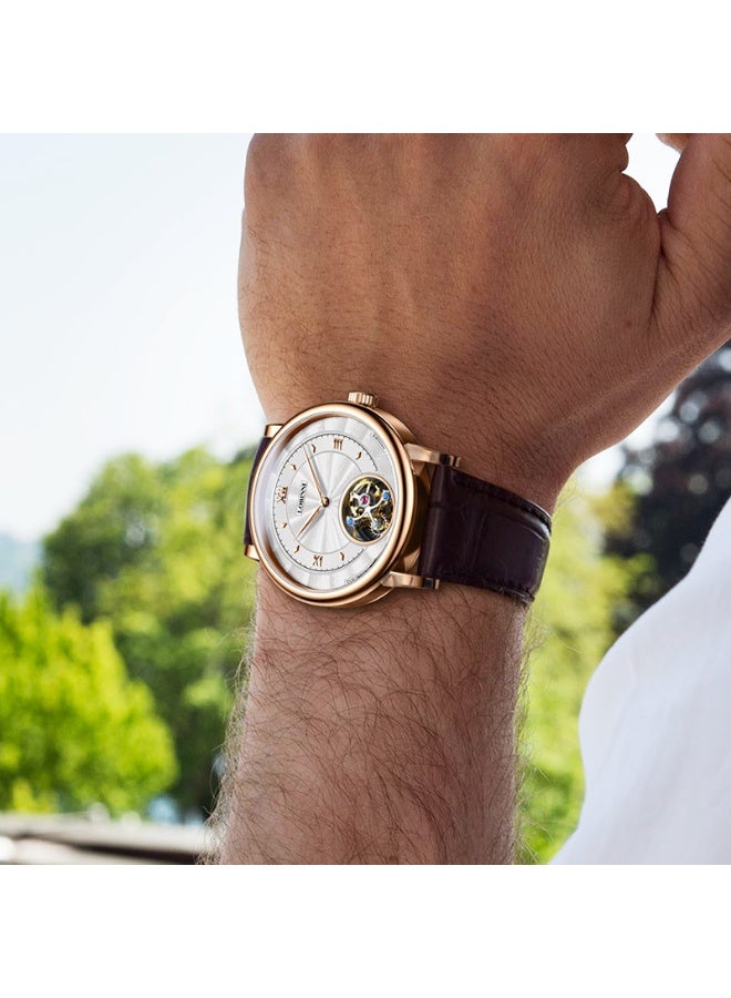 LOBINNI Men's Tourbillon Watch 40mm - Image 5