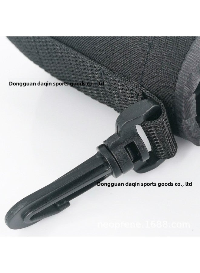 SLR Camera Lens Bag Upgraded Drawstring Handle Thickened Diving Material Lens Bag Protection Lens Cover Lens Tube-Color:Black Large (No. 2)  - Image 5