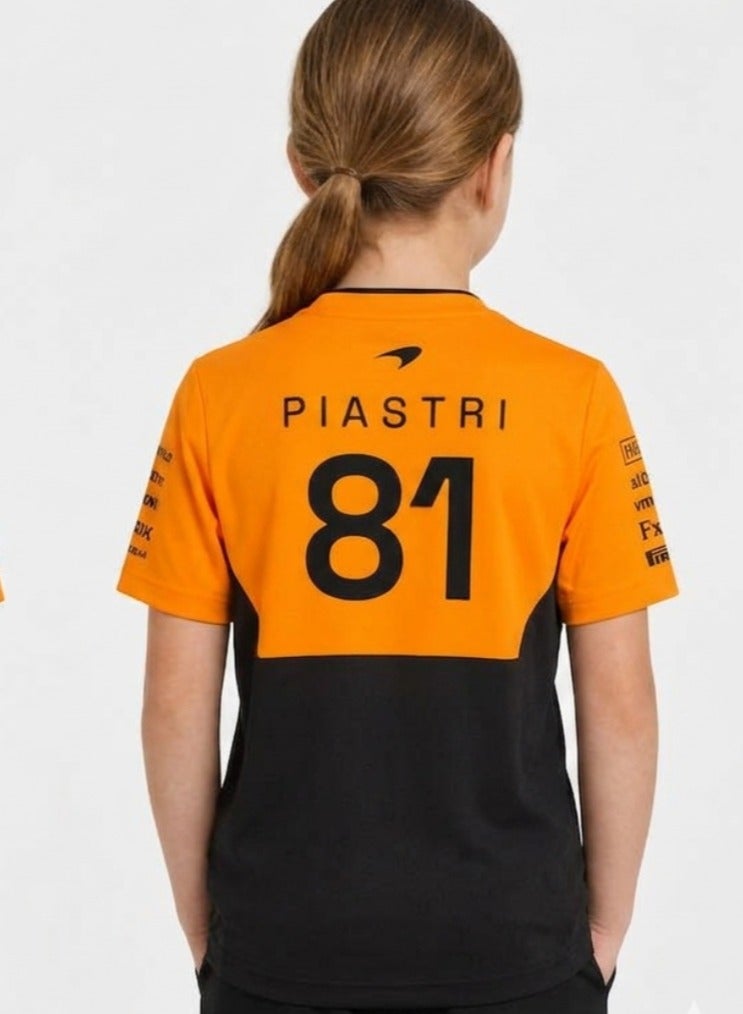 MCLAREN REPLICA SET UP KID'S T-SHIRT PIASTRI - Image 4