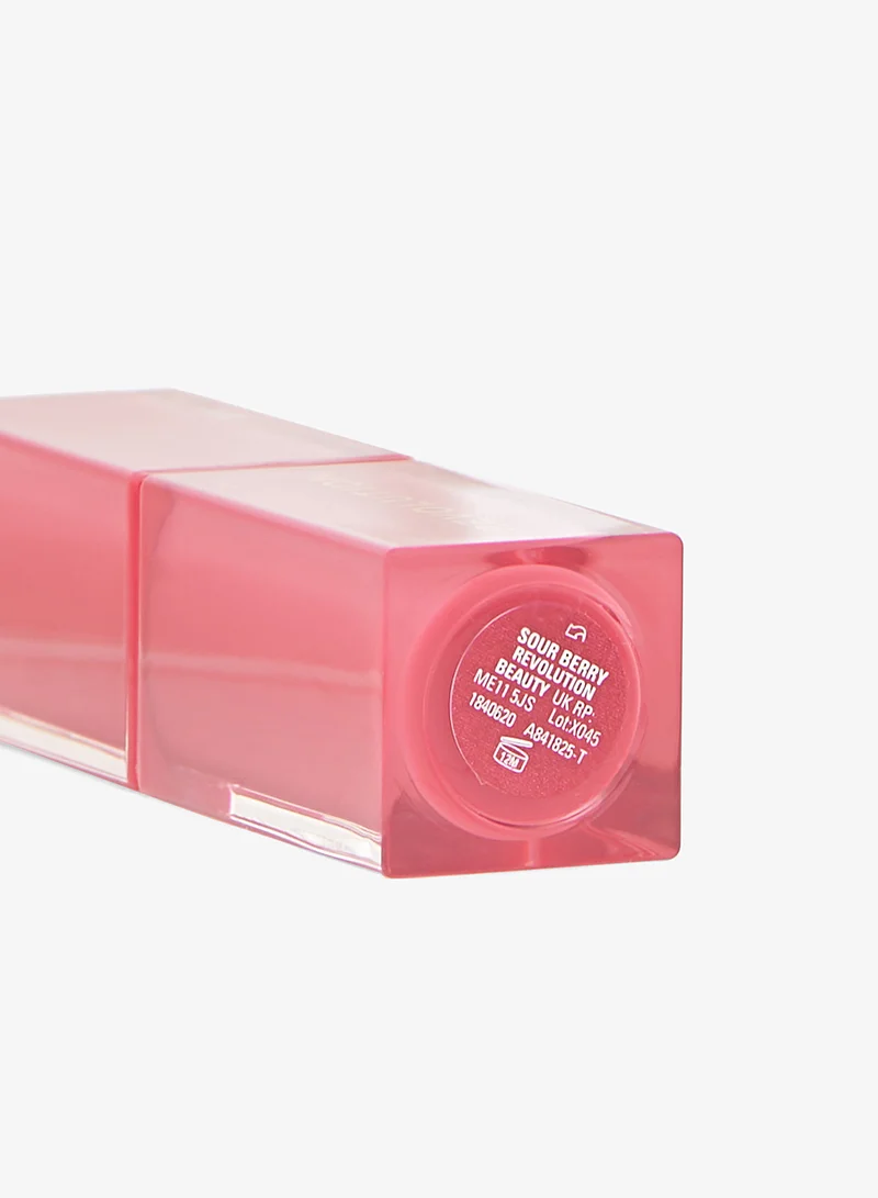 Makeup Revolution Revolution Pout Shine Glossy Lipstick Sour Berry 3g