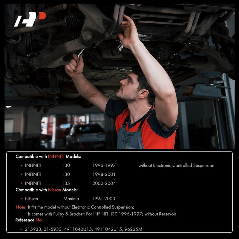 A-Premium Power Steering Pump with Pulley & Bracket - Image 2