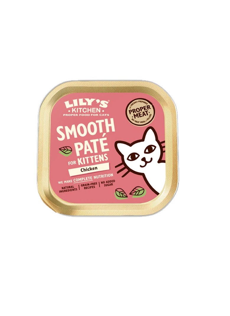 Lily's Kitchen - Lily's Kitchen Chicken Pate Kitten Wet Food 85 G - Image 1