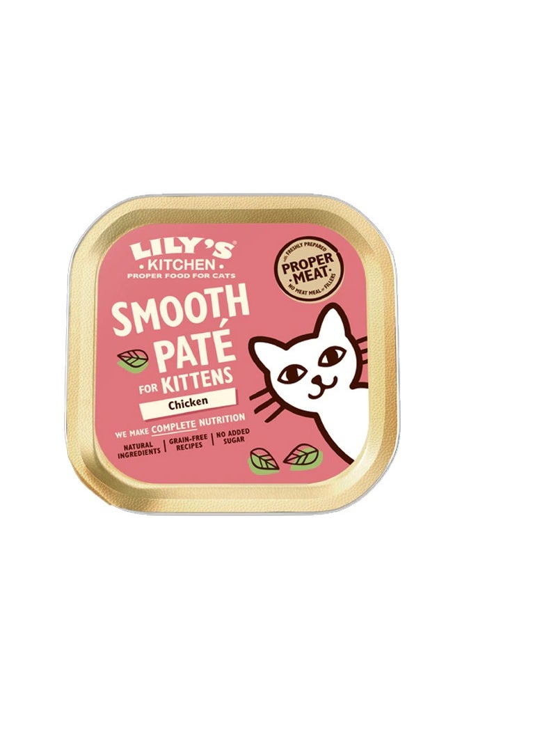 Lily's Kitchen - Lily's Kitchen Chicken Pate Kitten Wet Food 85 G - Image 1