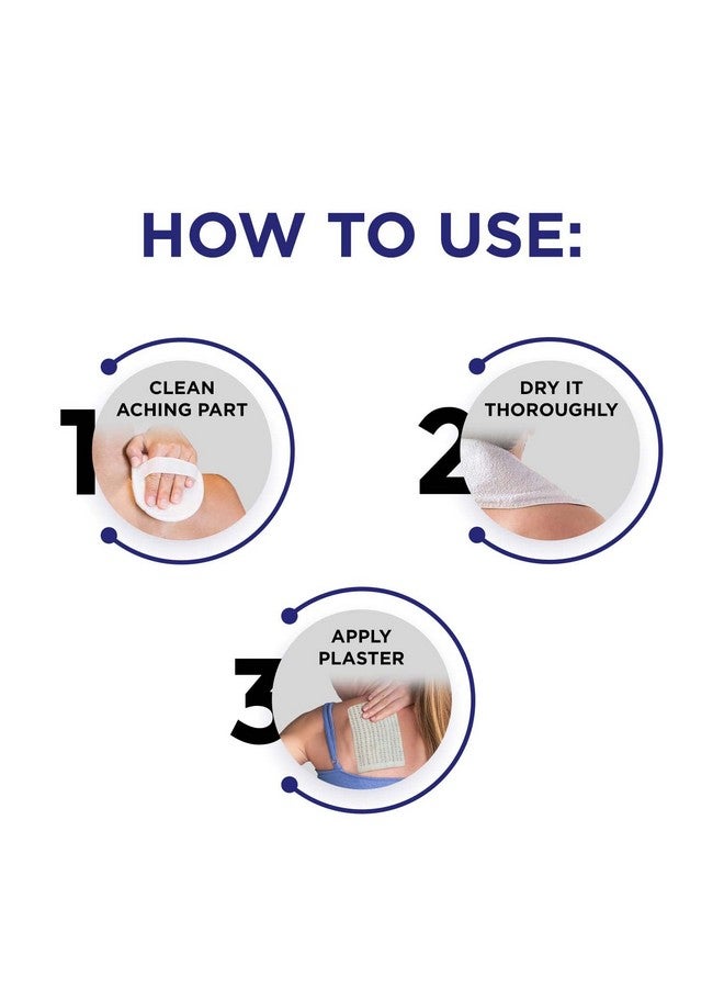 هانزابلاست مجموعة لصقات تخفيف آلام الظهر والرقبة من ليون هيت بلاستر، مكونة من 30 قطعة مع 10 ورقات في كل منها - Image 5