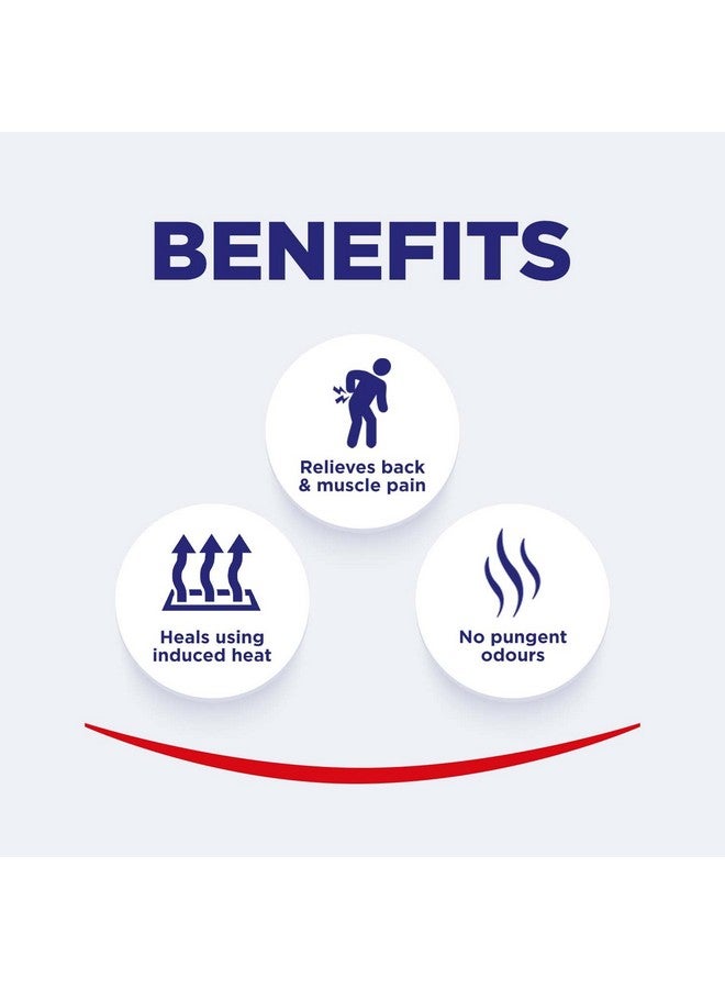 هانزابلاست مجموعة لصقات تخفيف آلام الظهر والرقبة من ليون هيت بلاستر، مكونة من 30 قطعة مع 10 ورقات في كل منها - Image 4