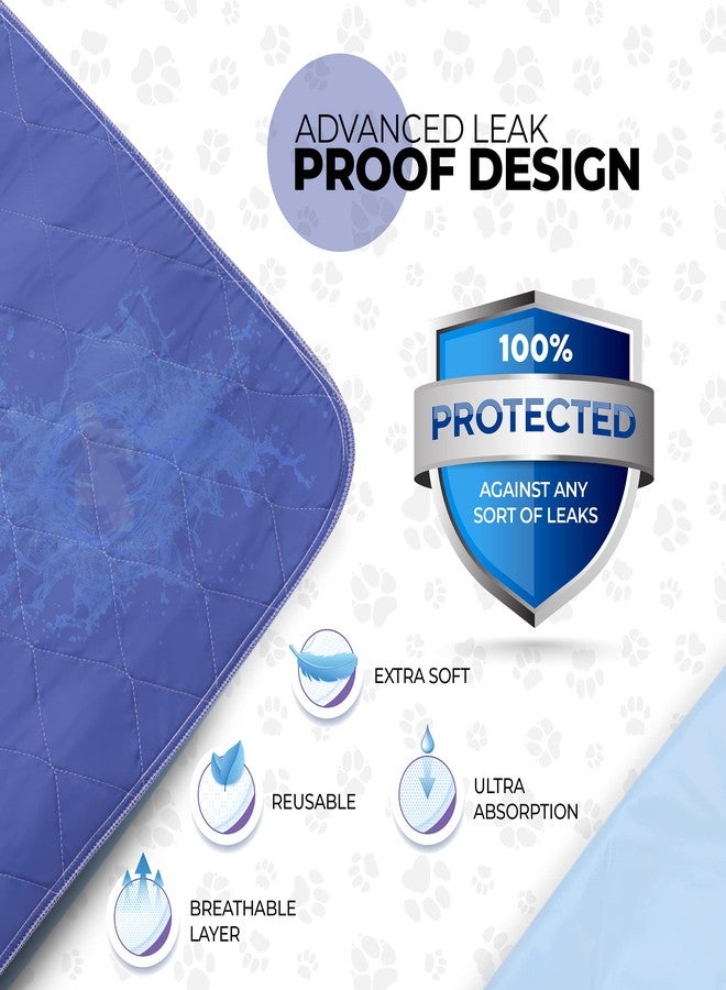 Beck's Classic Beck’s USA Made Reusable Pet Pee Pads for Dog & Cat Pee Problems, Advanced Leak Free Design, Color Change Wetness Indicator, 1 Pad = 500 Disposable, 35X51-2 Pack - Image 4