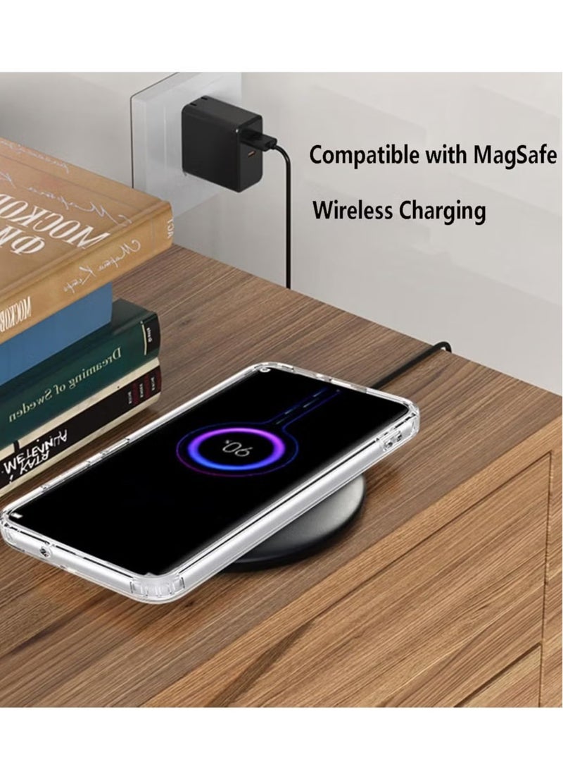 ELTRAZONE Samsung Galaxy S25 Magsafe Case – Slim, Thin Magnetic Transparent Cover, Anti-Scratch, Shockproof, Wireless Charging Support for Samsung Galaxy S25 – Hard Protective Phone Case - Image 2