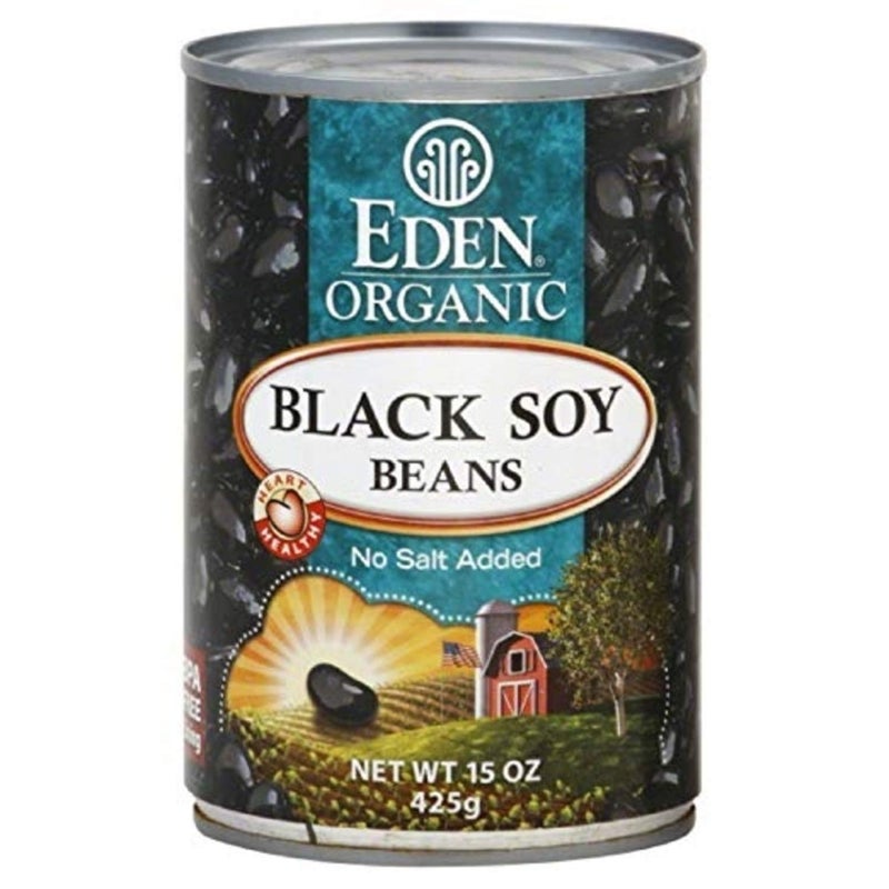 Eden Organic Black Soybeans, 15 oz Can (6-Pack), Complete Protein, No Salt Added, Non-GMO, Gluten Free, U.S. Grown, Heat and Serve, Macrobiotic, Soy Beans - Image 4