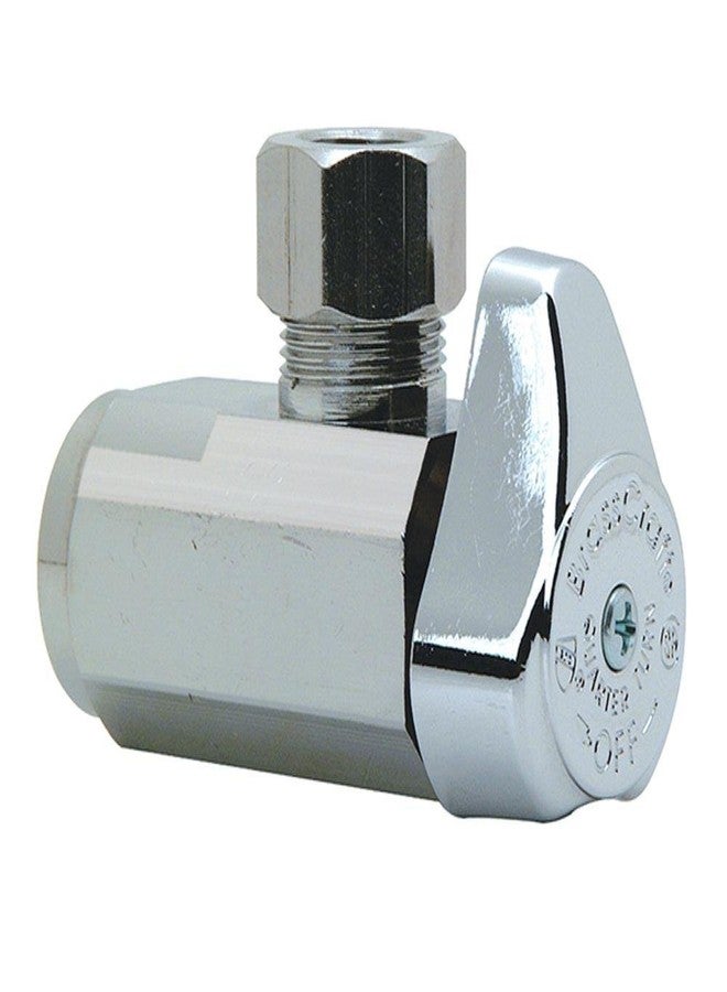 BrassCraft 1/2 in. FPT x 3/8 in. Brass Shut-Off Valve