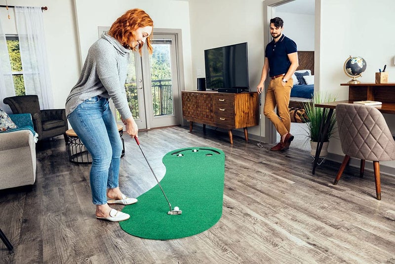 PUTT-A-BOUT Par Three Plus Golf Putting Green (3' x 9') - Image 4