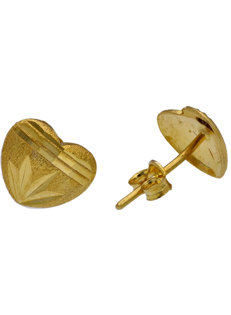 FK Jewellers Gold Heart Shaped Pendant Set 18KT - Image 4