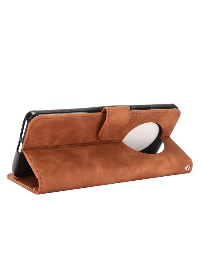 S-TOP Case For Huawei Mate 40 Pro Solid Color Skin Feel Magnetic Buckle Horizontal Flip Calf Texture PU Leather Case with Holder & Card Slots & Wallet - Image 5