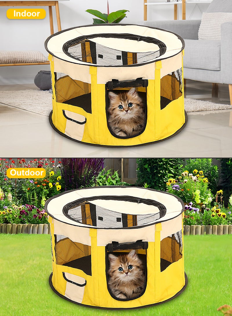Kidle Folding Dog Cage Pet Tent Outdoor Dog Bed Enclosure Cat Cage Puppy Cage - Image 3