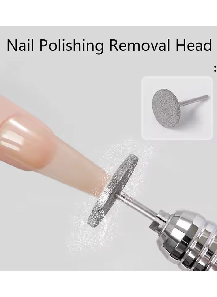 Goolsky Removal Head Diamond Electric Nail Drill Bit Disc Grinding Burr T Mills Grinder Cuticle Cutter Art Tools Nail Polishing Bits  - Image 2