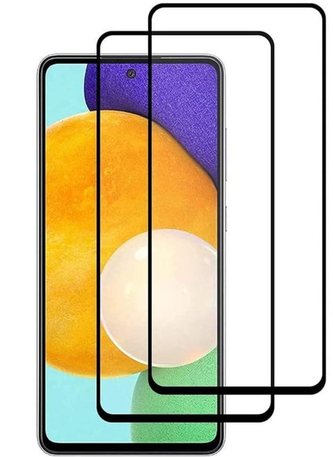 2 Pack 5D Clear Tempered Glass Screen Protector for Samsung Galaxy – Full Coverage, Ultra HD, Anti-Scratch, Bubble-Free, Case Friendly, Easy Installation – 9H Hardness Glass (SAMSUNG A11)