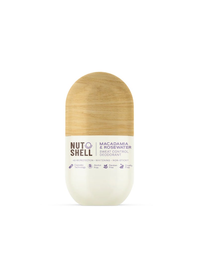 Macadamia & Rosewater Roll On Deodorant 50ml