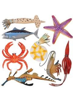 Y&D Plastic Sea Ocean Animal Figurines, Educational Shower Bath Toys, Assorted Realistic Toys  - Image 1