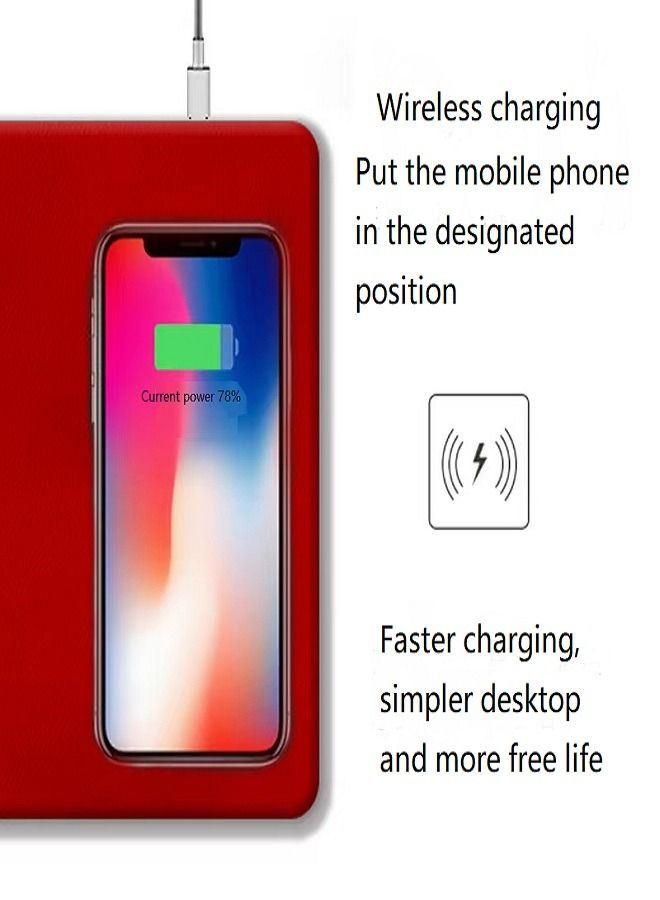 10W wireless charging mouse pad for mobile phones - Image 1