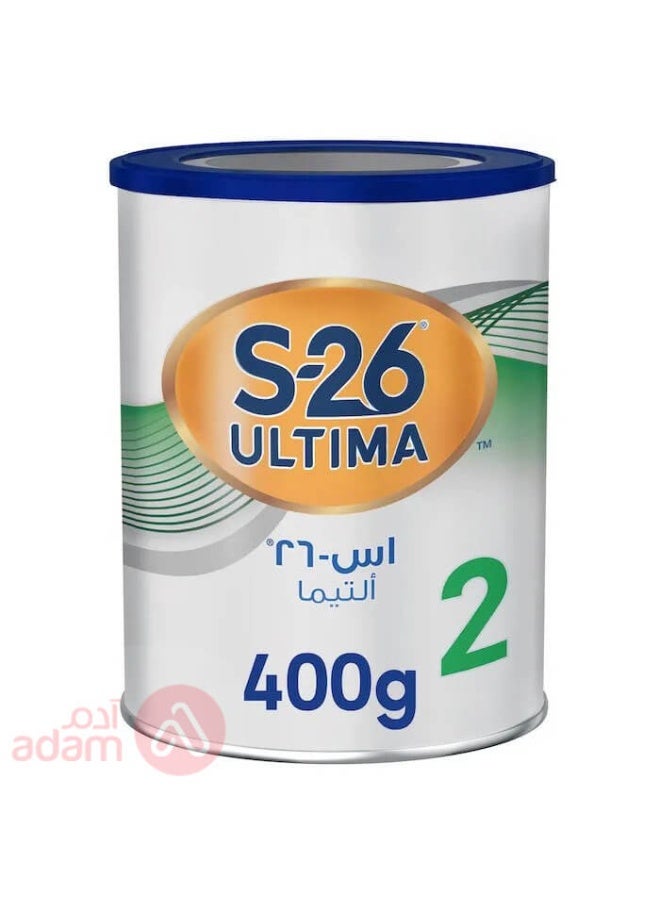 حليب نستله إس 26 ألتيما المرحلة الثانية للمتابعة، من 6 إلى 12 شهرًا، 400 غرام، أبيض
