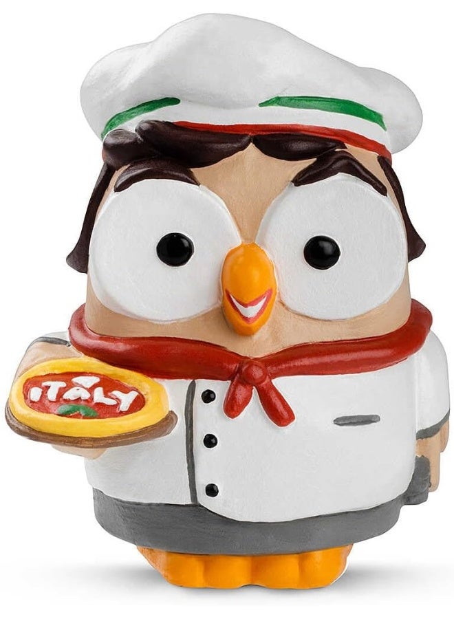 تمثال جوفي الثقافي – تماثيل بومة مزخرفة مطلية يدويًا لتزيين المنزل | هدية قابلة للجمع | 8x10 سم | متوفر بتصاميم ثقافية متنوعة | إيطالي