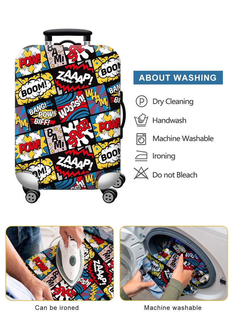 URbazaar Elastic Travel Luggage Cover Travel Suitcase Protective Cover for Trunk Case Apply to luggage Suitcase Cover  - Image 3