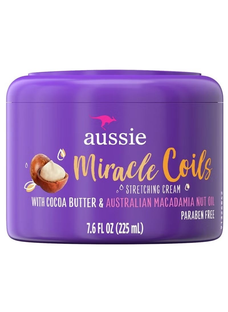 Aussie Miracle Coils Stretching Cream 225 ML 