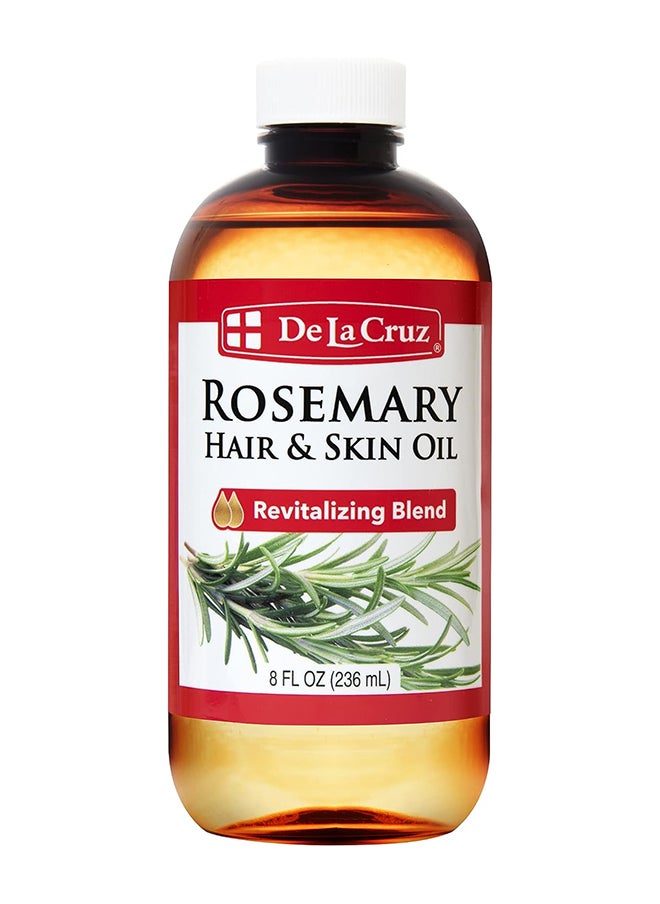 De La Cruz Rosemary Oil Blend Moisturizer With Castor Avocado And Olive Oil - Topical Use Only 8 Fl. Oz. (236 Ml)  - Image 1