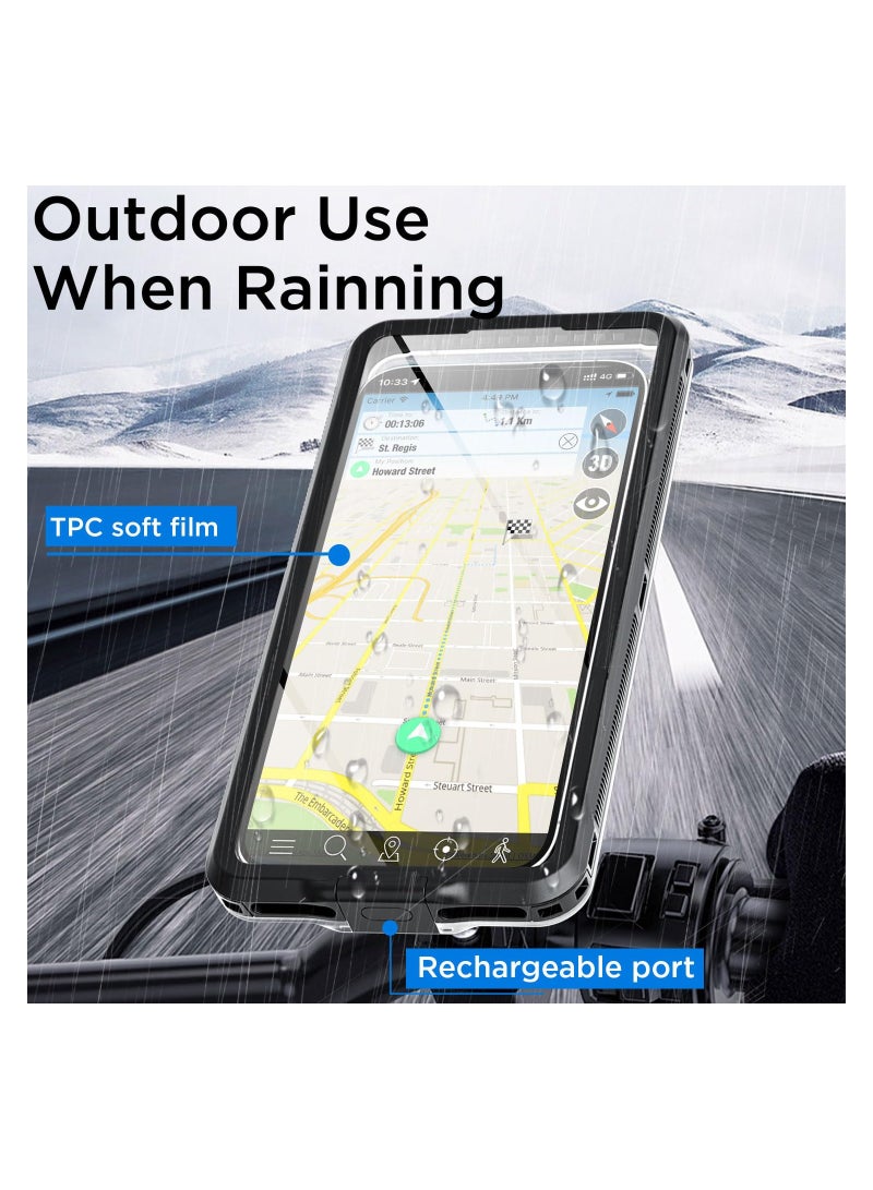 SOLARAE AICase Waterproof Phone Case, Universal Self-Check Function, Underwater Pouch Dry Bag, Beach Travel Essentials Tech Gadgets for iPhone 15 14 13 11 12/Samsung S24/LG, Google/Xiaomi/Motorola Black - Image 5