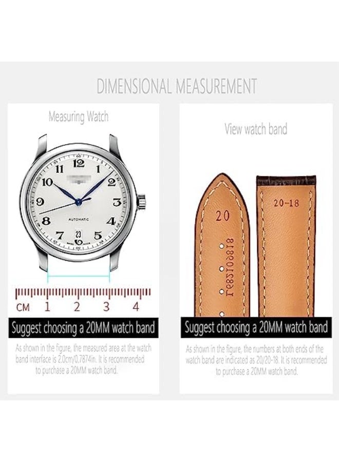 Genuine Leather Alligator Grain Watch Band Women Men Quick Release Bands Vintage Classic Wristbands Replacement Strap for 18mm 19mm 20mm 21mm 22mm 24mm - Image 4