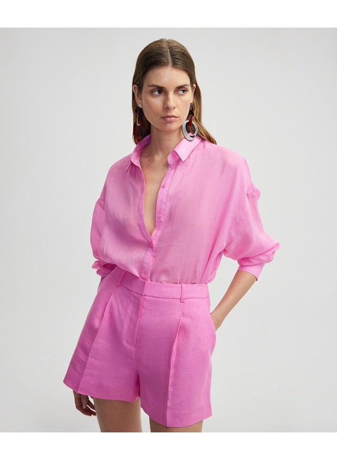Ipekyol Relaxed Fit Linen Shirt  - Image 4
