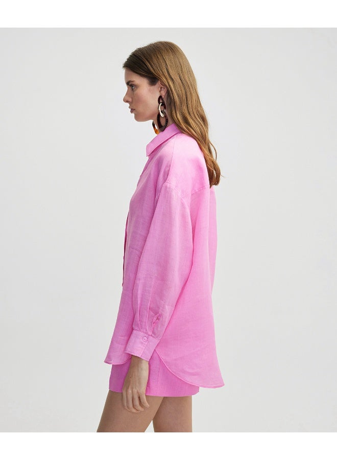 Ipekyol Relaxed Fit Linen Shirt  - Image 3