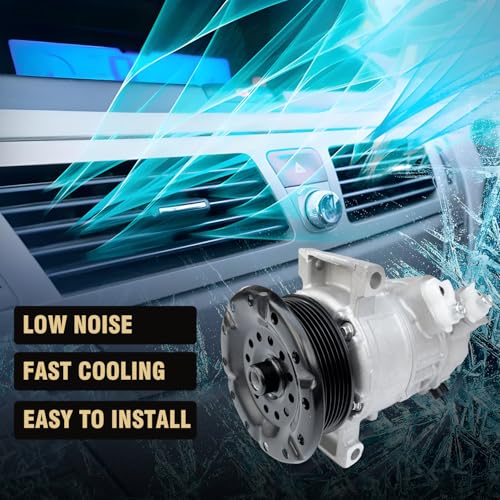 Aspligo Air Conditioner AC Compressor Fits for Jeep Compass Patriot 2007 2008 2.0L 2.4L, for Dodge Caliber 2007 2008 1.8L 2.0L 2.4L,CO 11023C, 98395, 97395, 5058228AE, 505822 - Image 4