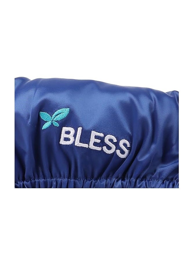 Bless Black Satin Bonnet – Standard Size, Soft & Breathable Hair Protection Cap for Sleeping, Anti-Frizz, Comfortable Fit for Natural, Curly & Braided Hair  - Image 3