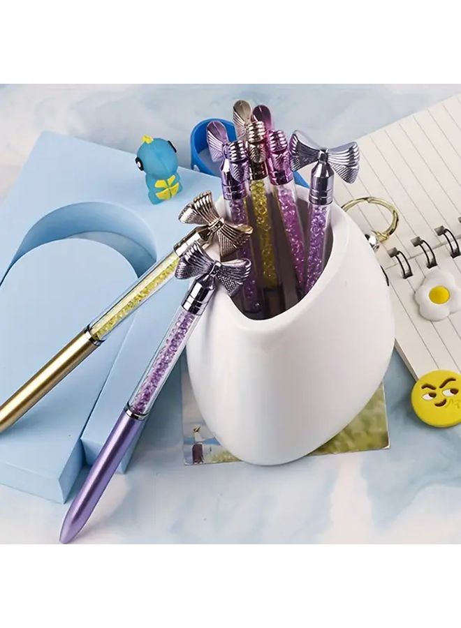 Customizable Purple Ballpoint Pen With Engraved Names Motivational Messages For Gift - Image 3