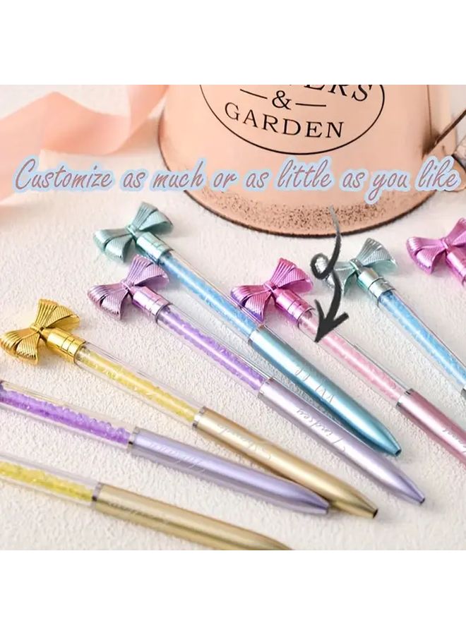 Customizable Purple Ballpoint Pen With Engraved Names Motivational Messages For Gift - Image 1