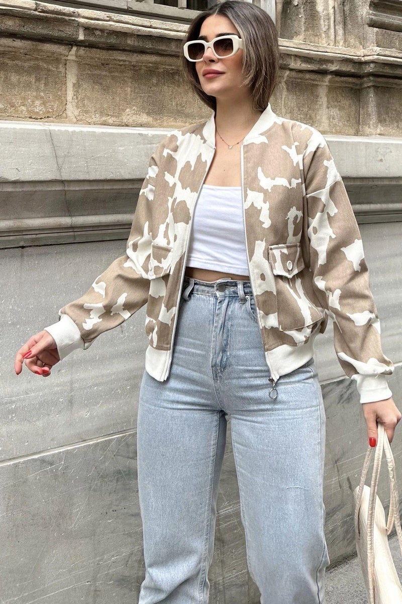 Weshaya Jacket Women Beige - Image 2