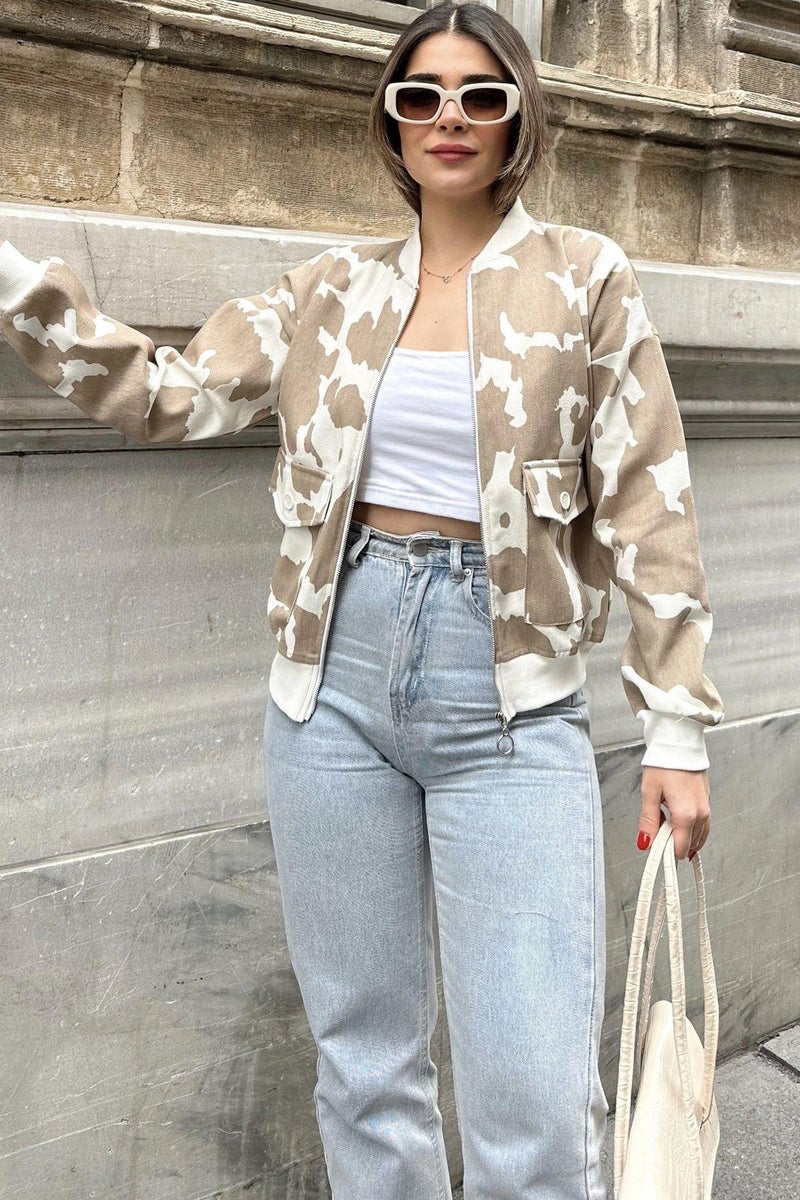 Weshaya Jacket Women Beige - Image 4