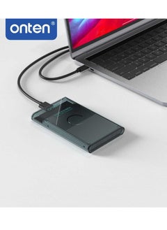 onten OTN-UHD2  USB 3.0 to SATA 2.5-inch SSD & HDD External Enclosure  - Up to 5TB - External Hard Disk Drive Carrying Case for Laptop PC , PS4 | Transparent  - Image 4