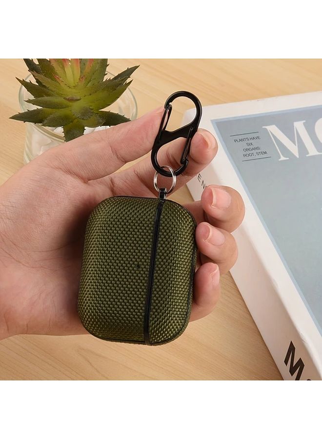 Grey Protective Hard Case With Hook For AirPods Pro 3rd Generation - Image 1