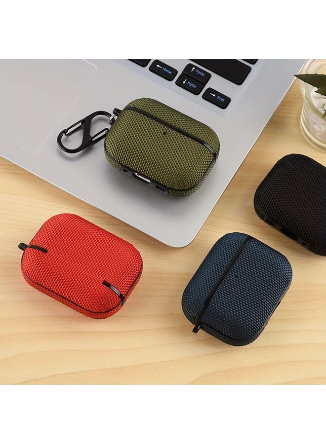 Grey Protective Hard Case With Hook For AirPods Pro 3rd Generation - Image 4