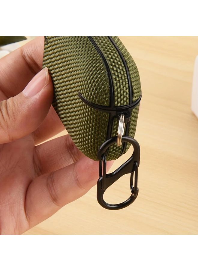 Grey Protective Hard Case With Hook For AirPods Pro 3rd Generation - Image 3